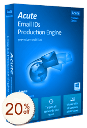 Acute Email IDs Production Engine Discount Coupon Code