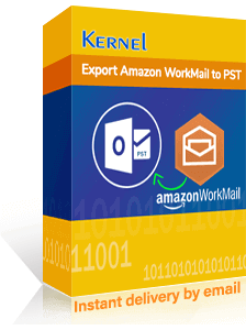 Kernel Export Amazon WorkMail to PST Boxshot