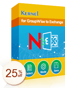 Kernel for GroupWise to Exchange Discount Coupon Code