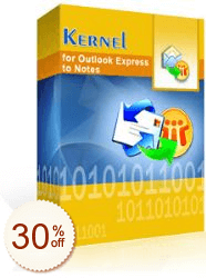 Kernel for Outlook Express to Notes Discount Coupon Code