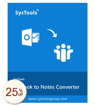 SysTools Outlook to Notes Discount Coupon Code