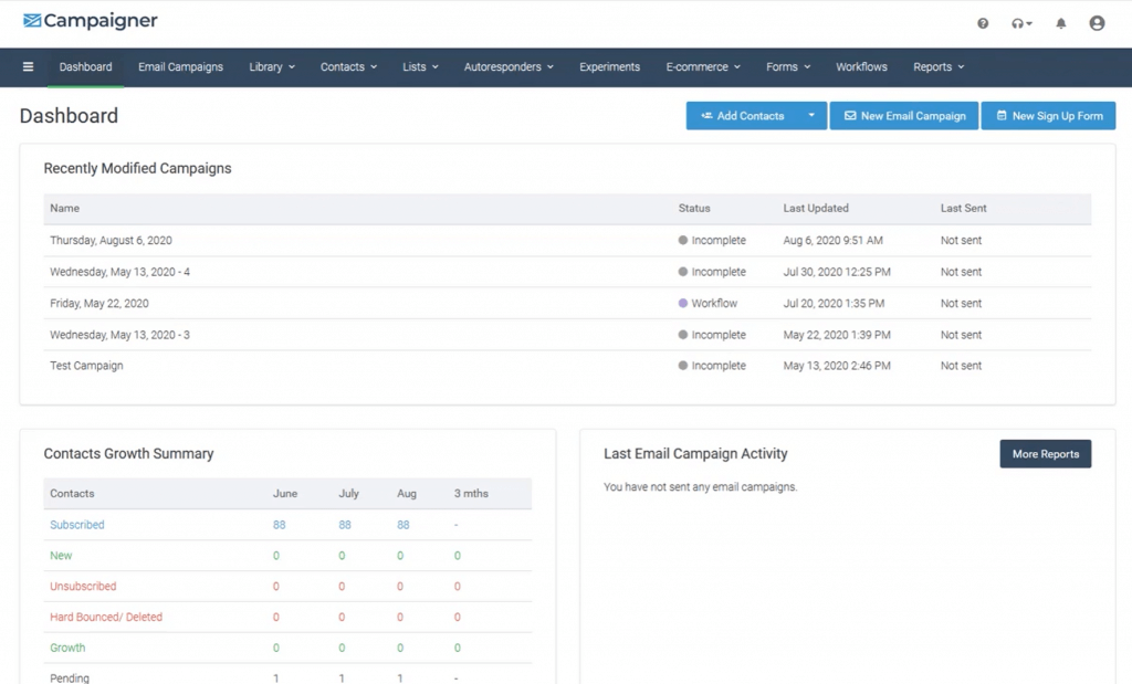 Campaigner Screenshot