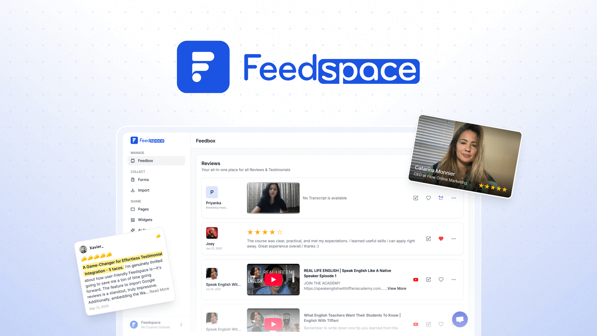 Feedspace Screenshot
