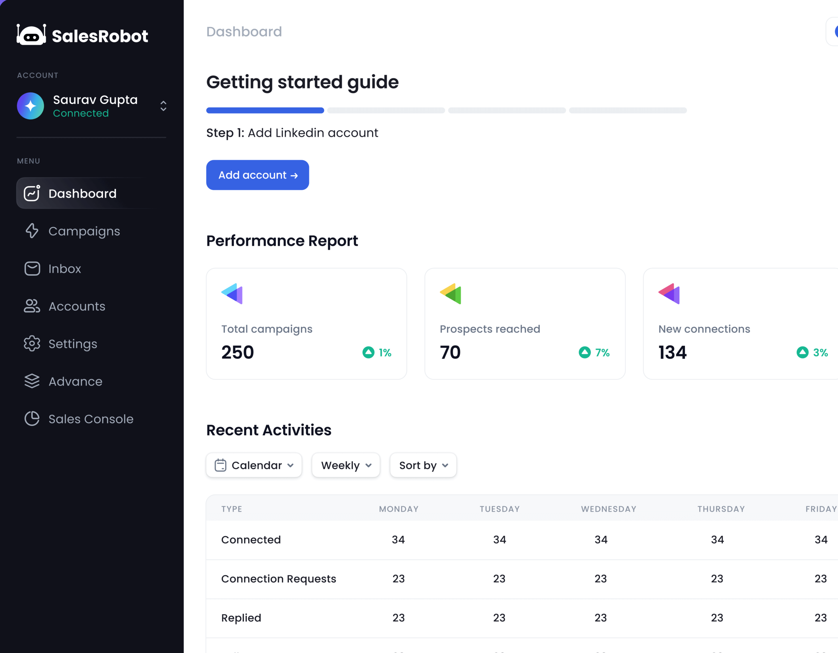 SalesRobot Screenshot