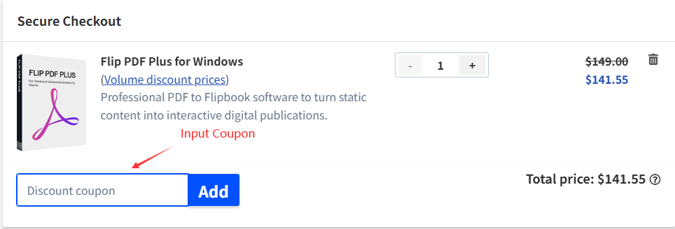 Flip PDF Plus coupon