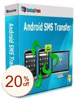 Backuptrans Android SMS Transfer Discount Coupon Code