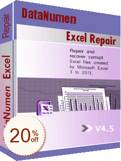 DataNumen Excel Repair Discount Coupon Code