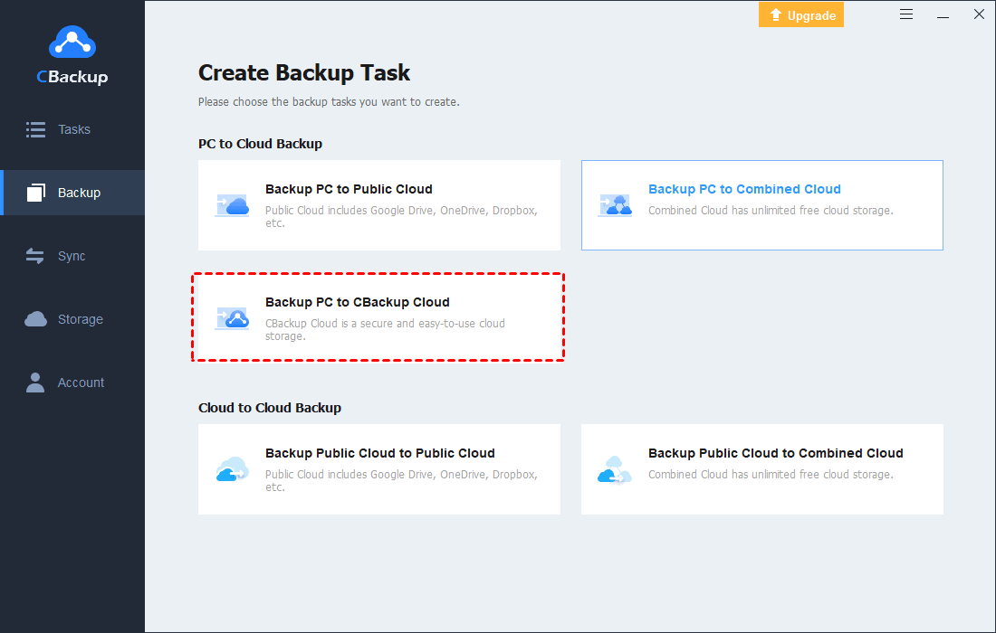 CBackup Screenshot
