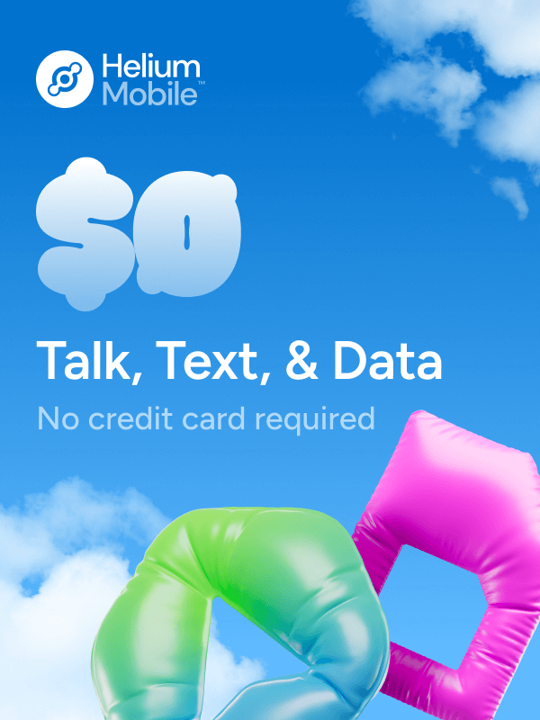 Helium Mobile Screenshot