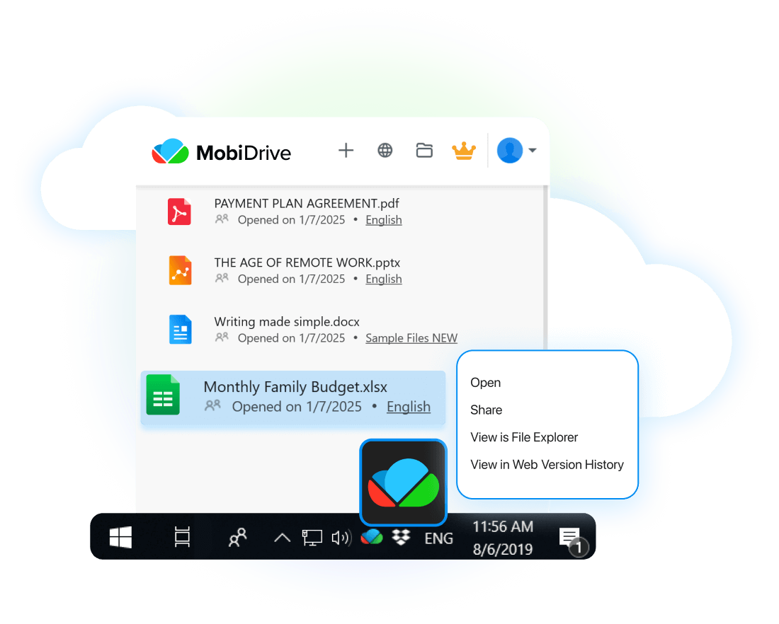 MobiDrive Screenshot