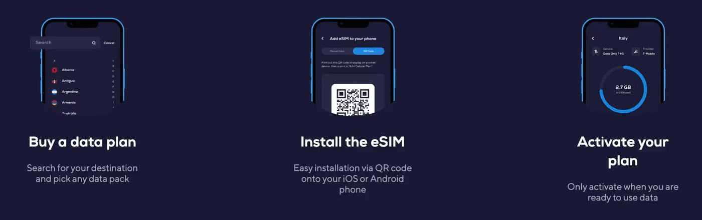Nomad eSIM Screenshot