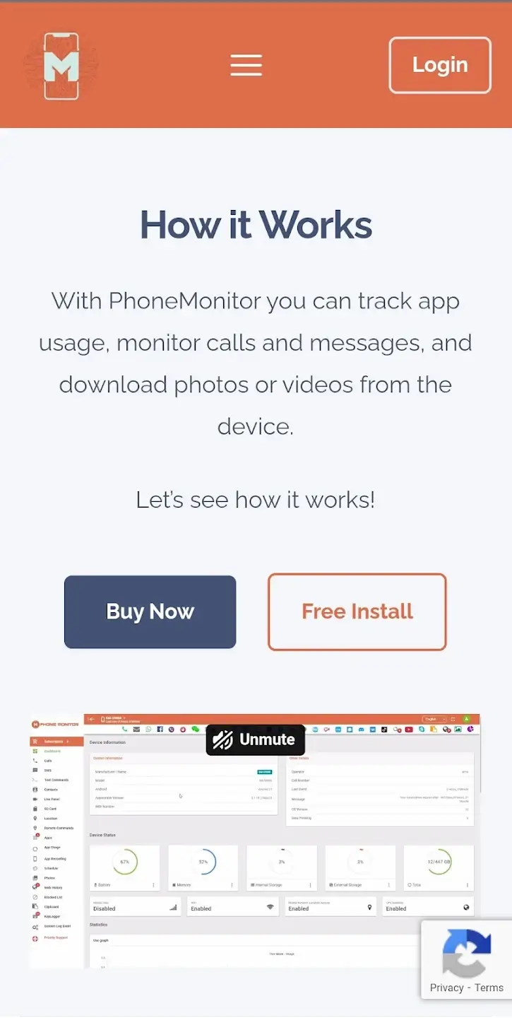 Phone Monitor Screenshot