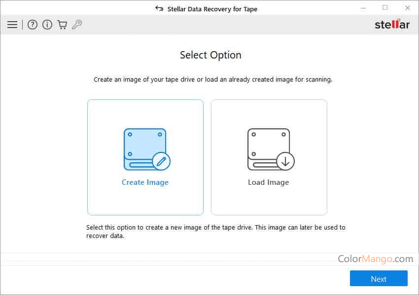 Stellar Data Recovery for Tape Screenshot