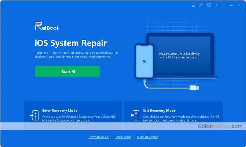 Tenorshare ReiBoot - iOS System Repair Screenshot